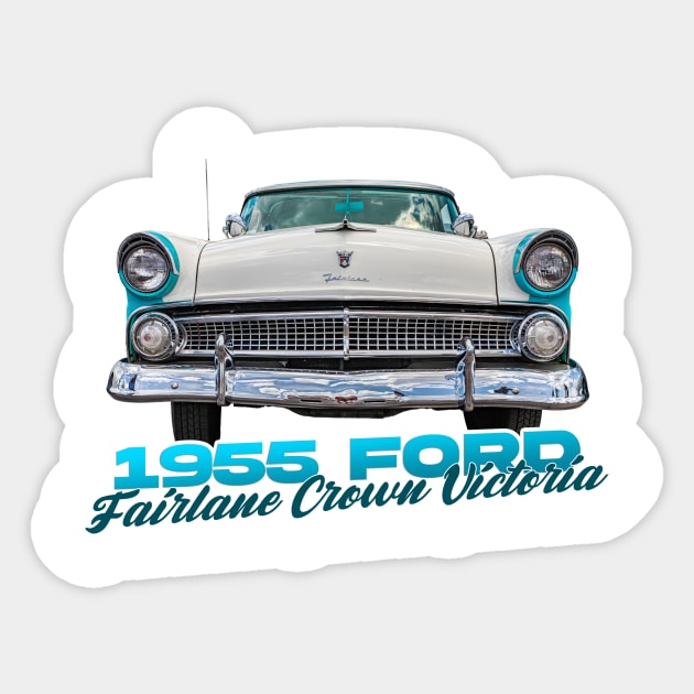 1955 Ford Fairlane Crown Victoria Sticker by Gestalt Imagery